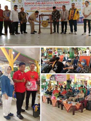 Ketua Forwadik Riau Donorkan Darah di Milad ke -41 SMA Negeri 7 Pekanbaru