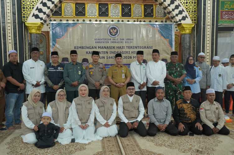 Galeri Bupati Inhil Membuka  Manasik Haji Terintegrasi Persiapan Haji 2026