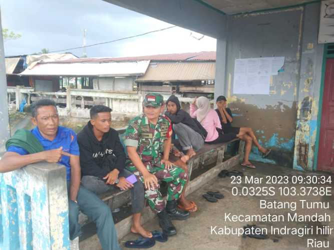 Serda Tomi Firman sosialisasi di Pelabuhan Desa