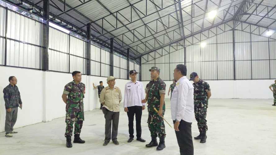 Pemdes Pulau Palas Sambut Kunker Danrem 031/Wira Bima, Koperasi Merah Putih Jadi Sorotan Penguatan Ekonomi Desa