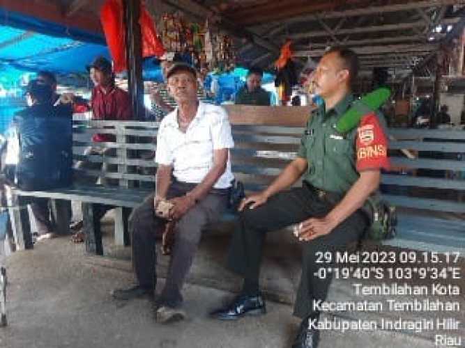 Babinsa kota temu ramah tamah bersama warga dan terima seluruh keluhan dan kesulitan masyarakat