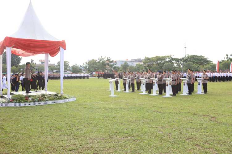 Polda Riau Gelar Sertijab Para PJU, Kapolda Riau : Welcome to the Winning Team