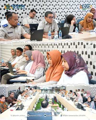 Kepala BPSDM Kementerian ATR/BPN Pimpin Rapat Koordinasi dan Evaluasi Internal