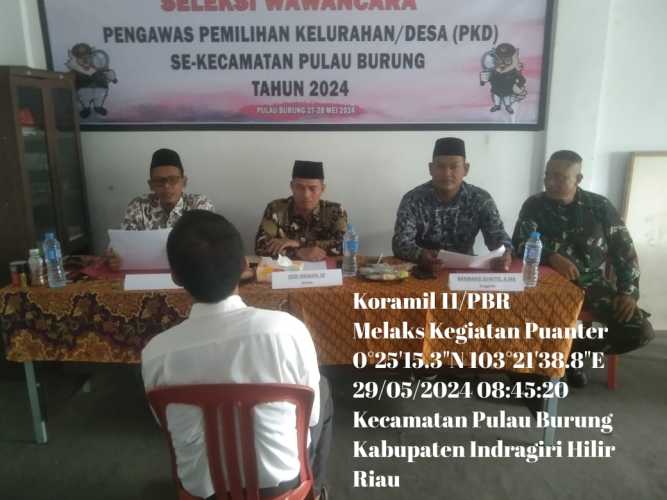 Dihari Kedua, Peltu Rafli Mengikuti Proses Seleksi PKD Se- Kecamatan Pulau Burung