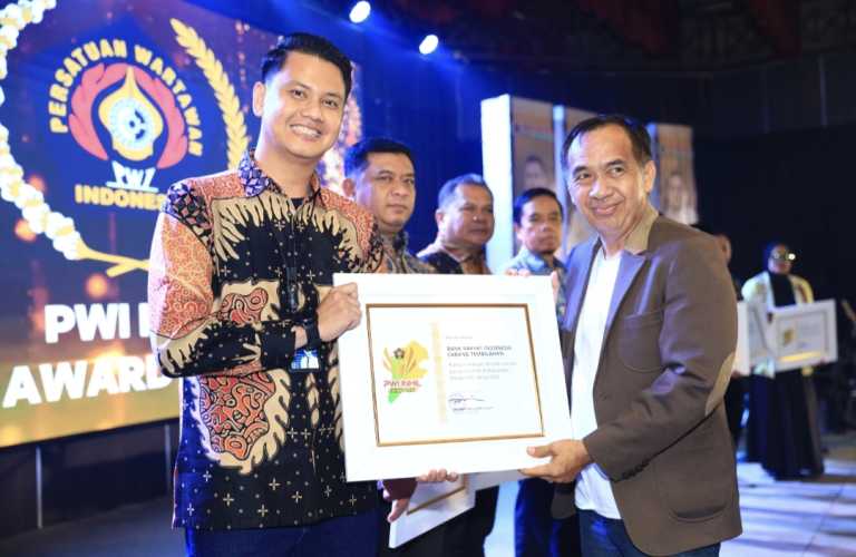 BRI Branch Office Tembilahan Raih Penghargaan PWI Inhil Award 2024