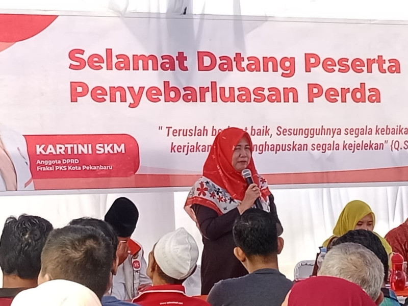 Fasilitasi  P4GN oleh Anggota DPRD Pekanbaru di Ramaikan Masyarakat Setempat