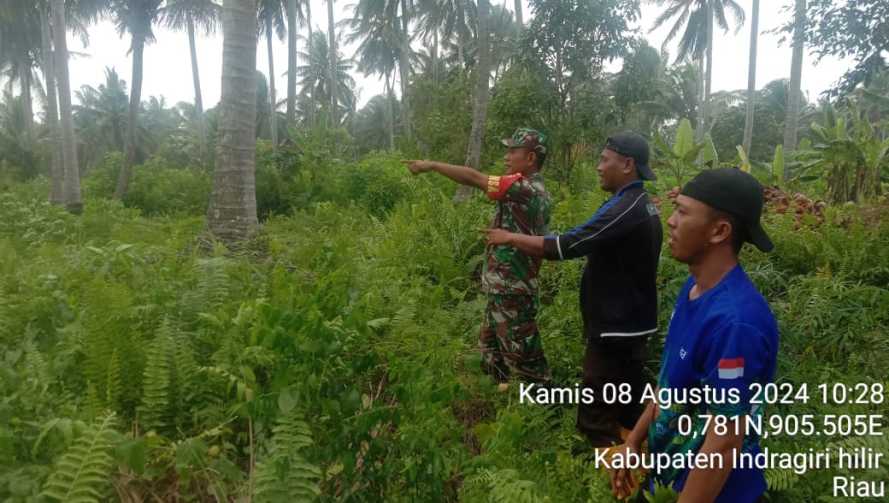 Kopda Rewan Hutabarat Gelar Patroli Desa Deteksi Dini Karhutlah