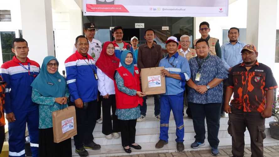 Ketua PMI Inhil Bersama PT. Elnusa Petrofin Galang Aksi Sosial Donor Darah