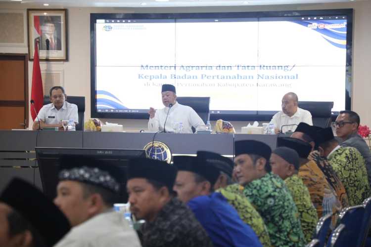 Menteri Nusron Ingin Tokoh Keagamaan Terlibat Aktif dalam Penyelesaian Sertipikasi Tanah Wakaf