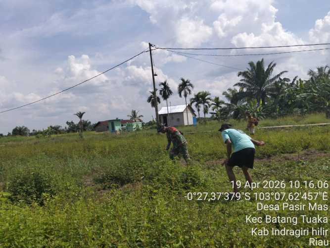 Koperasi Merah Putih,Simbol Gotong Royong Babinsa dan Warga Pasir Mas