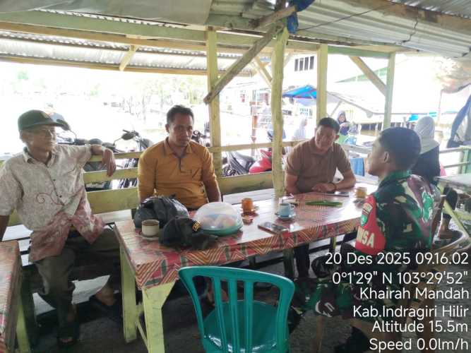 Babinsa Koramil 08/Mandah Perkuat Komunikasi dengan Warga Binaan