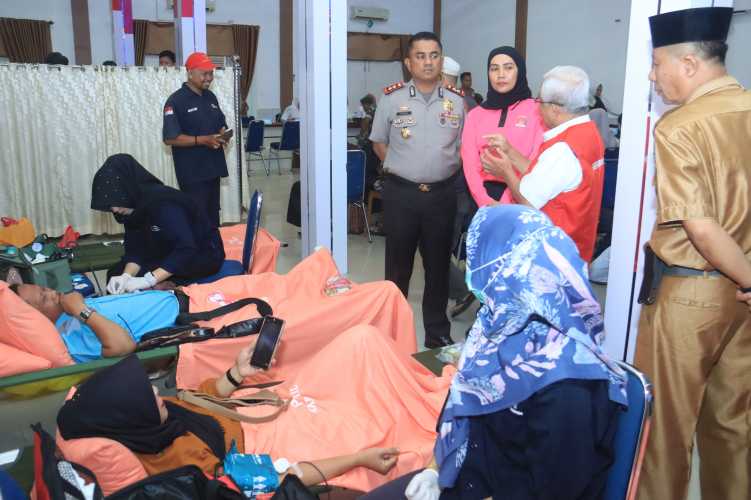 Bakti Kesehatan Hari Bhayangkara ke-80, Polres Inhil Hadirkan Pelayanan Kesehatan Gratis untuk Masyarakat