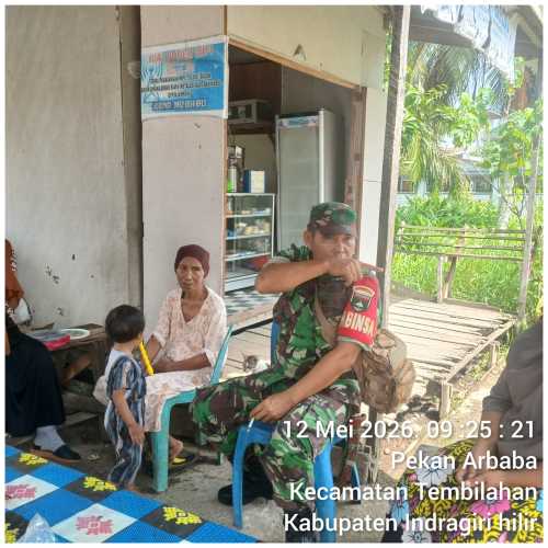 Babinsa Pekan Arba Gelar Komsos, Himbau Ibu Rumah Tangga Kelola Ekonomi Keluarga di Tengah Tantangan Ekonomi