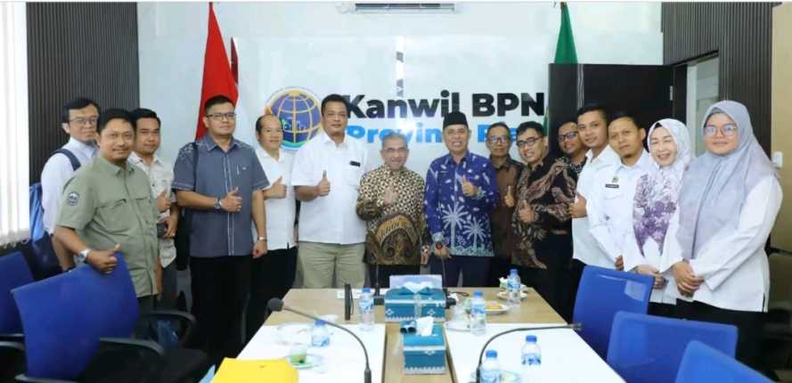 Kepala Kantah Inhil Muhammad Khomsadi Bersama Forkompimda Intensifkan Mediasi Sengketa Lahan Dua Perusahaan