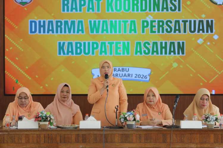 Rapat Koordinasi dan Konsolidasi Program Kerja Dharma Wanita Persatuan Kabupaten Asahan Tahun 2026