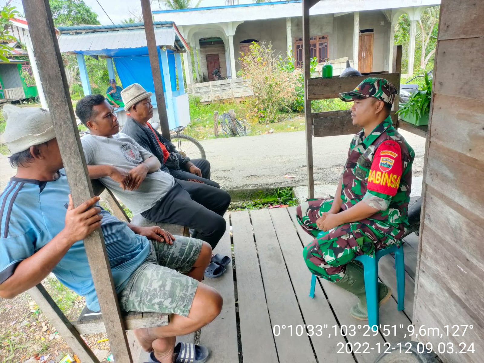 Babinsa Pelangiran Amanahkan Penumbuhan Kebersamaan