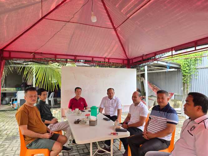 Guna Meningkatkan Kerjasama dan Kemitraan Dalam Menjaga Kamtibmas, Sat Intelkam Polres Inhil Anjangsana Ke Pengurus PSMTI Inhil