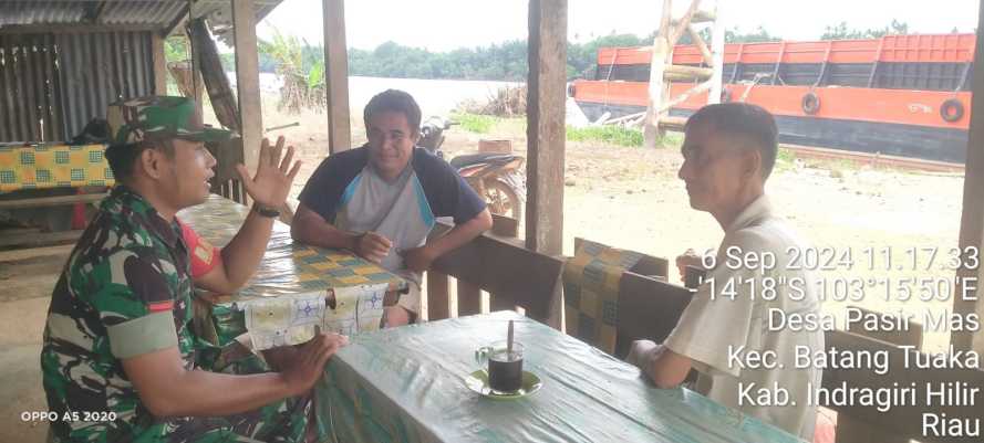 Babinsa Pasir Mas Terus Sokong Kesetiakawanan Sosial