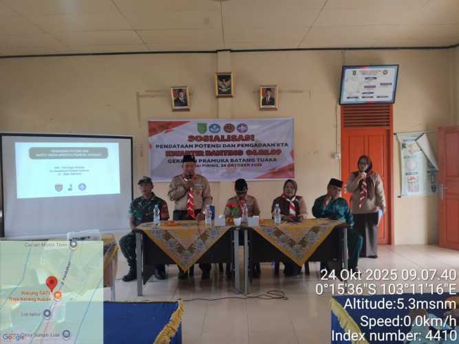 Kamabiran Batang Tuaka Dorong Optimalisasi Pendataan Anggota Pramuka Nasional