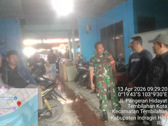 Babinsa Serma Nuryadi Laksanakan Sosialisasi Relokasi dan Pembangunan Pasar Terapung