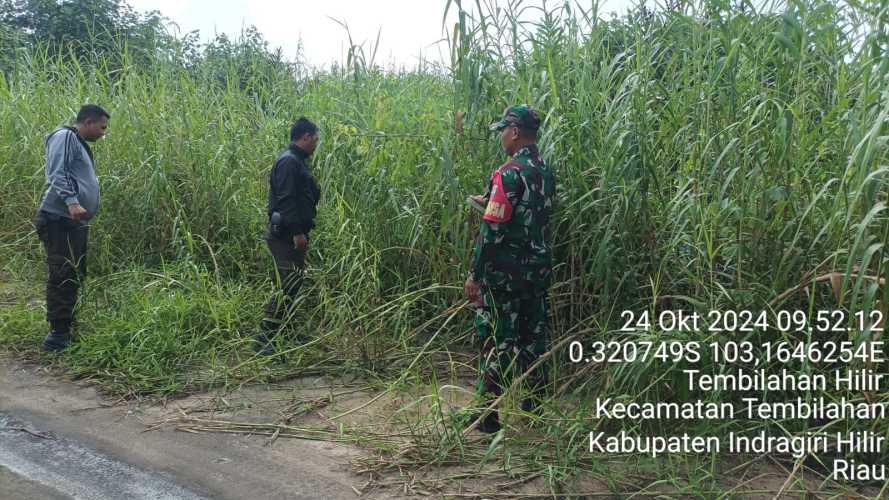 Serda Miskal Patroli Kawasan Tenbilahan Hilir Agar Bebas Karhutlah