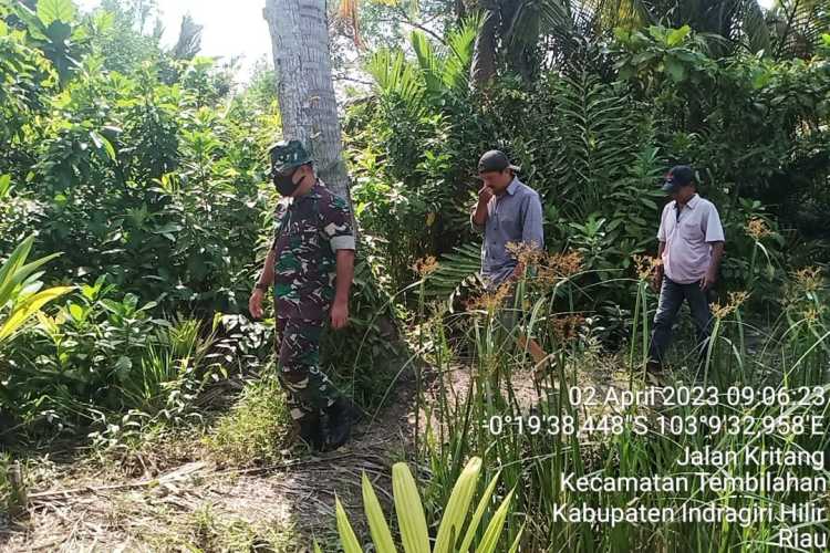 Sertu Anton Perketat Patroli Cegah Karlahut