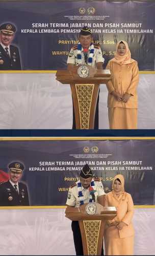 Estafet Kepemimpinan Berganti, Pengabdian Berlanjut: Lapas Tembilahan Gelar Sertijab Kalapas