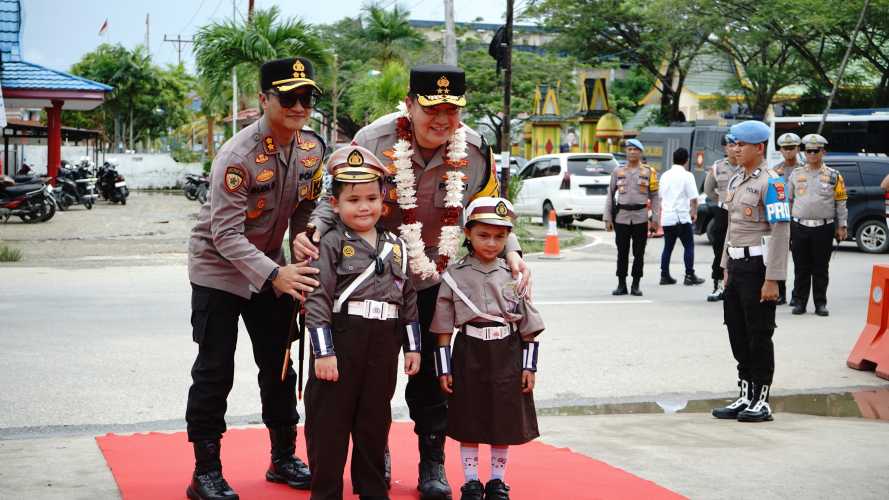 Kapolda Riau Kunjungi Kabupaten Indragiri Hilir, Resmikan Gedung dan Pantau Kesiapan Pilkada 2024