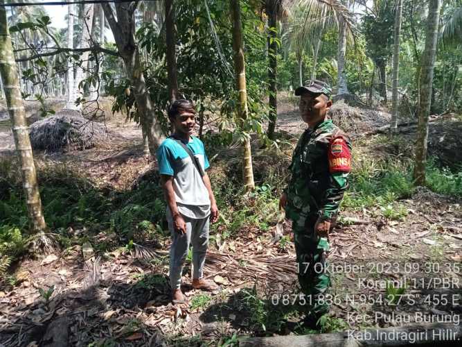 Sertu Wisnu Hartono Jalankan  Pengawasan kathutlah Secara Terpadu