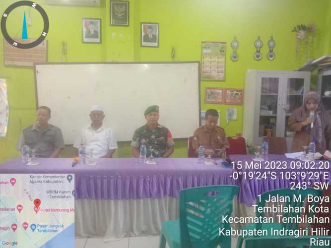 Rapat Wali Murid Pesantren Miftahul Huda dihadiri Babinsa