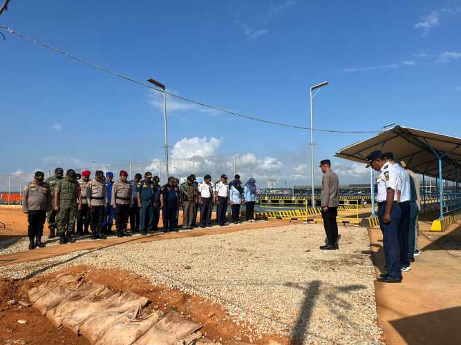 Apel Gabungan Ops Ketupat Lancang Kuning 2026 Digelar di Kateman, Siap Amankan Idul Fitri