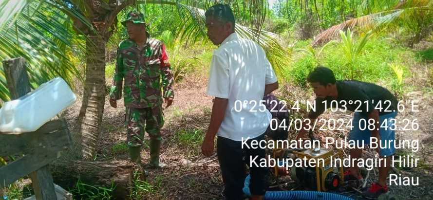 Babinsa Tingkatkan Kemampuan Cegah Dini Karhutlah