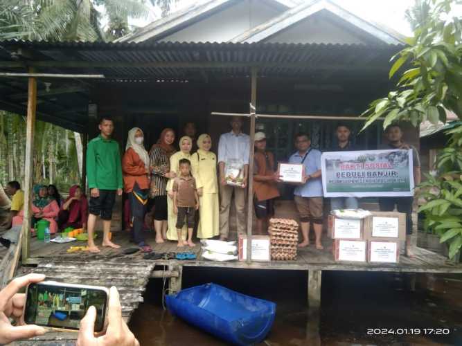 Pemerintah Desa Pulau Palas Ucapkan Terima Kasih atas Bantuan dari Berbagai Pihak Atas Peduli Banjir