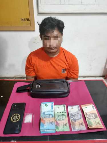 Polsek Kateman Ungkap Kasus Penyalahgunaan Narkotika Satu Pelaku Diamankan