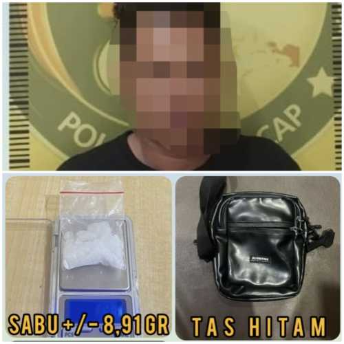 Polresta Cilacap Bongkar Peredaran Sabu, Kurir Berhasil Ditangkap