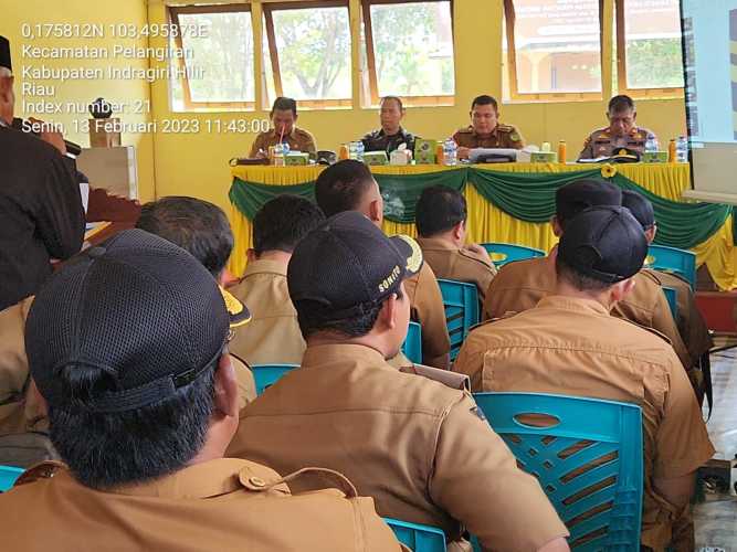 Danramil Dengarkan Hasil Usulan Pada Musrenbang Kecamatan