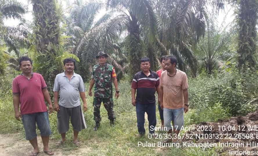 Sertu Arlansyah Meningkatkan Intensitas Patroli Karhutlah Jelang Lebaran