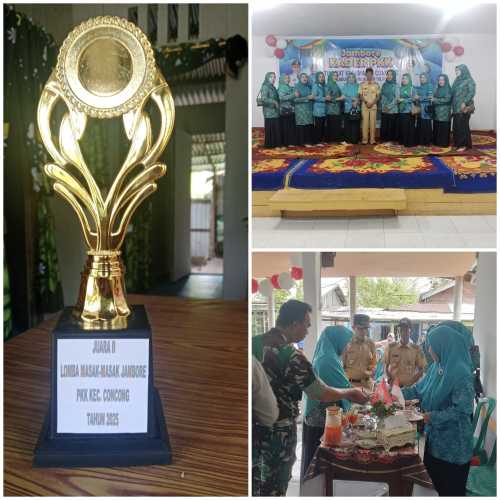TP.PKK Kelurahan Concong  Sabet Juara Dua Memasak Dalam Jambore PKK Kecamatan Concong Tahun 2025