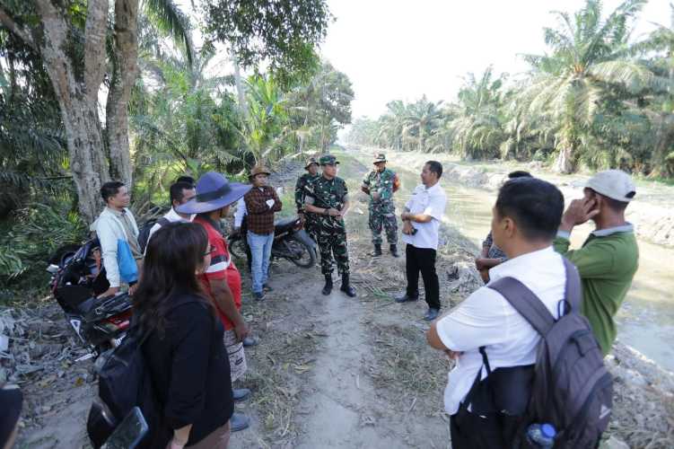 Menjelang Akhir Masa Tugas, Dandim 0208/Asahan Tinjau Progres OPLA di Desa Rawang Panca Arga
