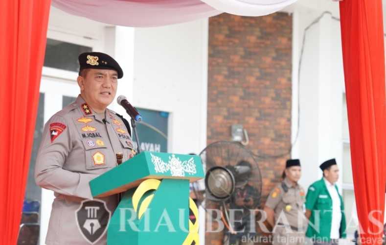 Kapolda Pimpin Upacara Hari Kesaktian Pancasila di Rumah Toleransi GP Ansor Riau