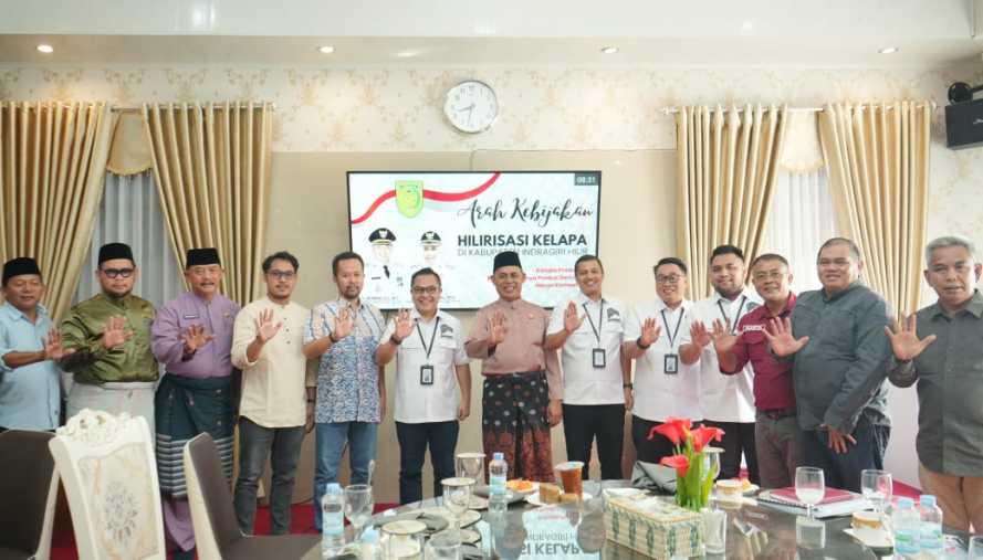 Bupati Inhil H. Herman dan Bappenas RI Serius Bentuk Tata Kelola Baru Komoditas Kelapa Inhil