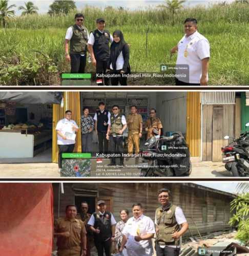 Gerak Cepat di Lapangan, Panitia A Kantor Pertanahan Indragiri Hilir Pastikan Akurasi Data Melalui Pemeriksaan Tanah