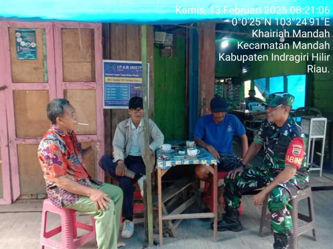Babinsa Desa Bakau Aceh Selesaikan Konflik Sosial dengan Komsos