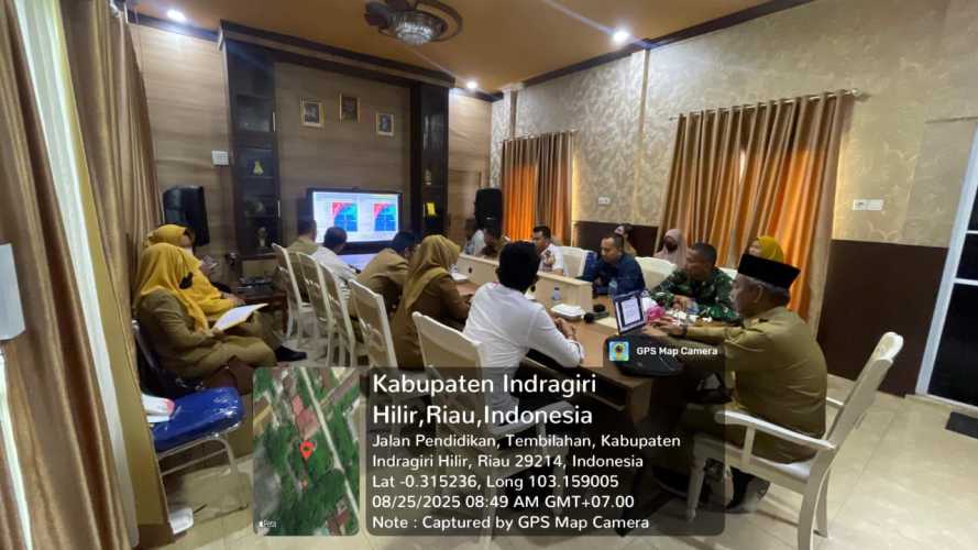 Hadapi Dinamika Inflasi Daerah, Serma Nuryadi Wakili Dandim Ikuti Rakor TPID