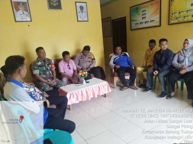 Babinsa Hadiri Rapat Teknis Penanggulangan Bencana Banjir