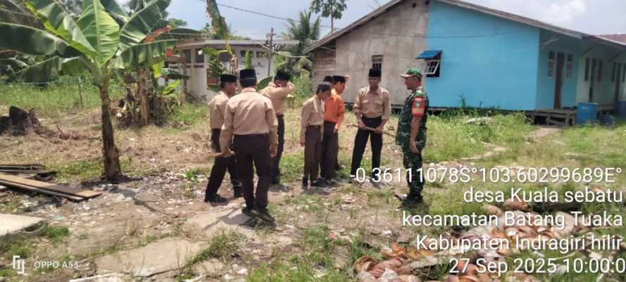 Babinsa Koramil Batang Tuaka Bentengi Pelajar dengan Himbauan Positif
