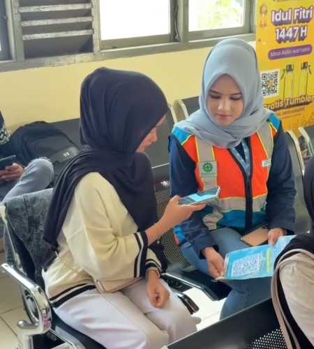 Demi Mudik Nyaman 2026, Pelindo Tembilahan Lakukan Survei Kepuasan Pengguna Jasa