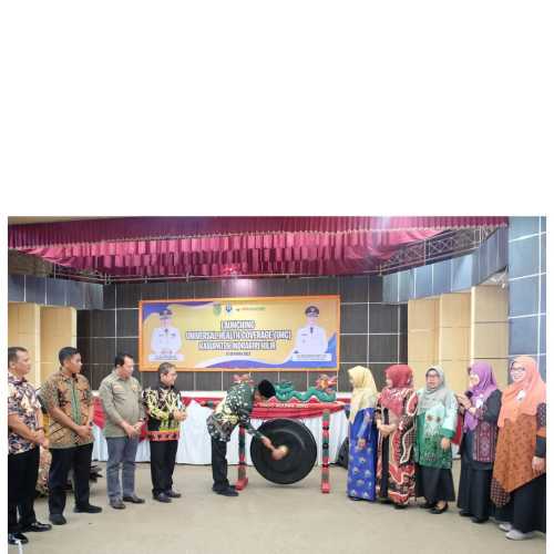 Galeri Dinkes Inhil Sukseskan Launching UHC (Universal Health Coverage)