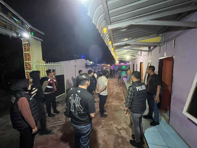 Sat Reskrim Polres Batu Bara Gelar Razia Hotel dan Tempat Hiburan Malam, Amankan 4 Pasang dan Barang Bukti