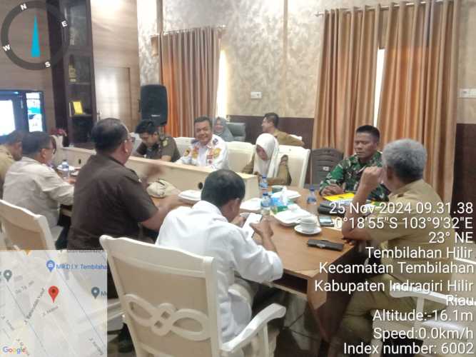 Peltu Jaharzam Hadir  Rapat Koordinasi Pengendalian Inflasi Daerah Tahun 2024